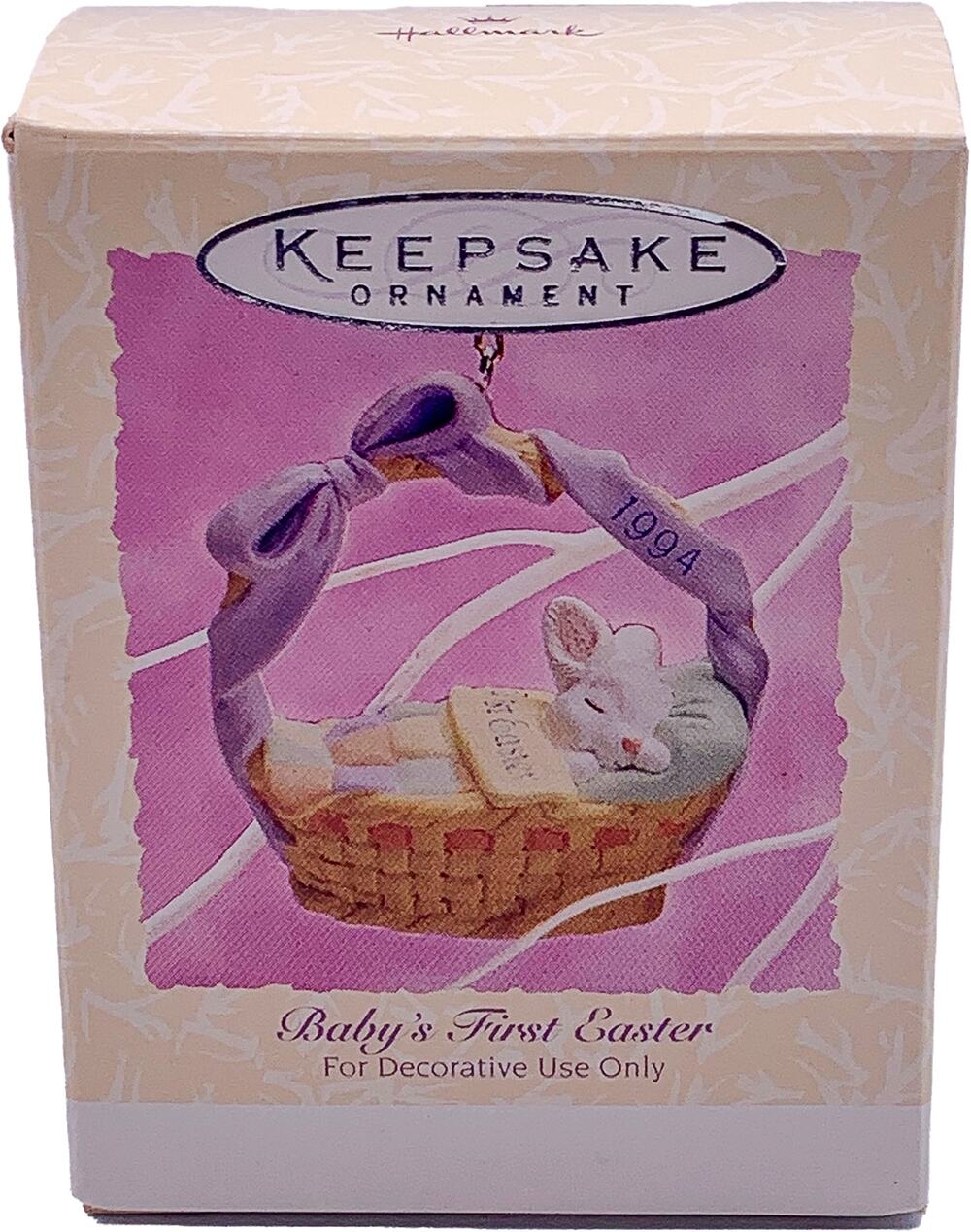 1994 Hallmark Keepsake Easter Ornament Baby's First Easter Dated 1994 in Box